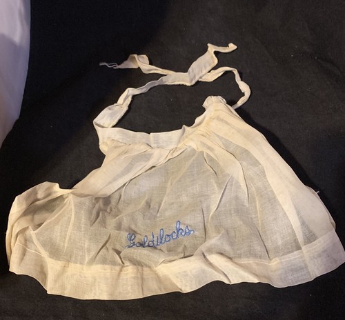 Goldilocks Doll Apron Pinafore Vintage Clothes Accessory