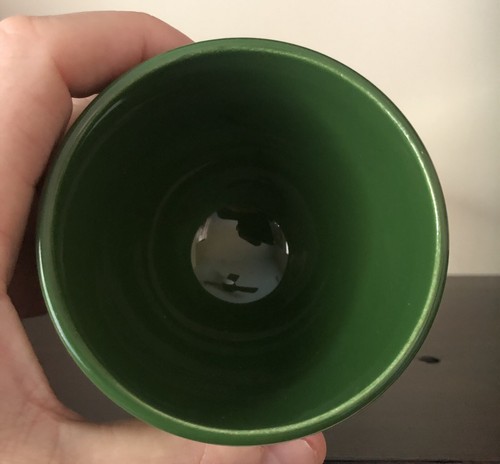 Rare HTF Vintage Fiesta FOREST GREEN Egg Cup - Homer Laughlin Fiestaware