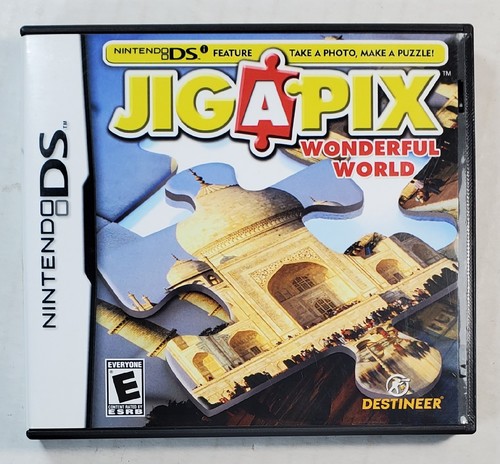 JIGAPIX: Wonderful World (Nintendo DS, 2010) Complete w