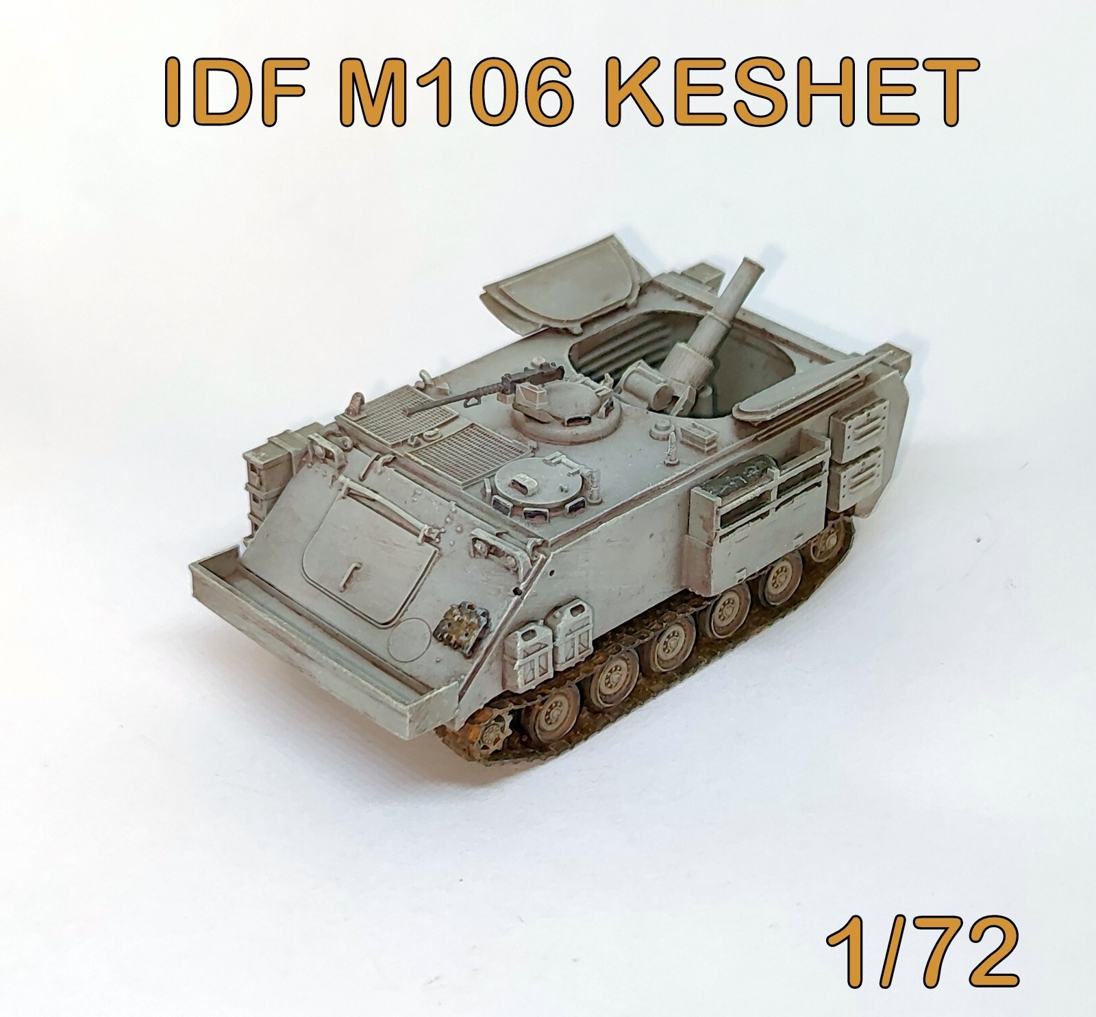 PRO BUILT 1/72 IDF M106 KESHET -ready model-NEW!!! PRO BUILT 1/72 IDF M106 KESHET -ready model-NEW!!!