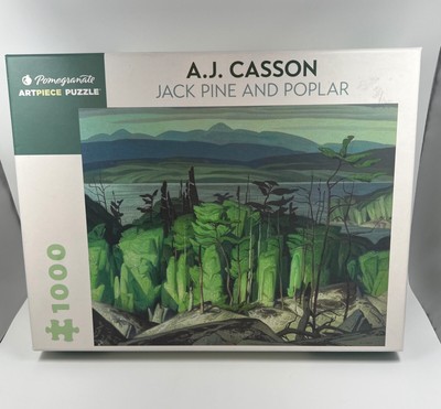 AJ CASSON Jack Pine and Poplar 1000 Piece Jigsaw Puzzle 25 x 20 Inch Art Piece
