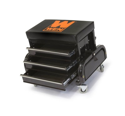 WEN 73015 Garage Glider Rolling Tool Chest Seat