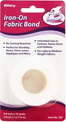 Allary Iron-On Fabric Bond-, 3 Pack