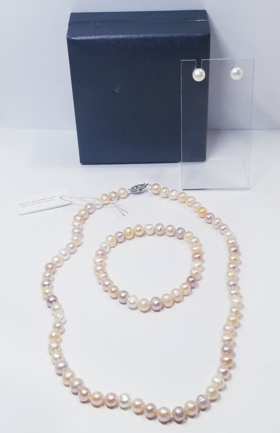 Iris & Lily Sterling Silver Freshwater Pearl Set | eBay