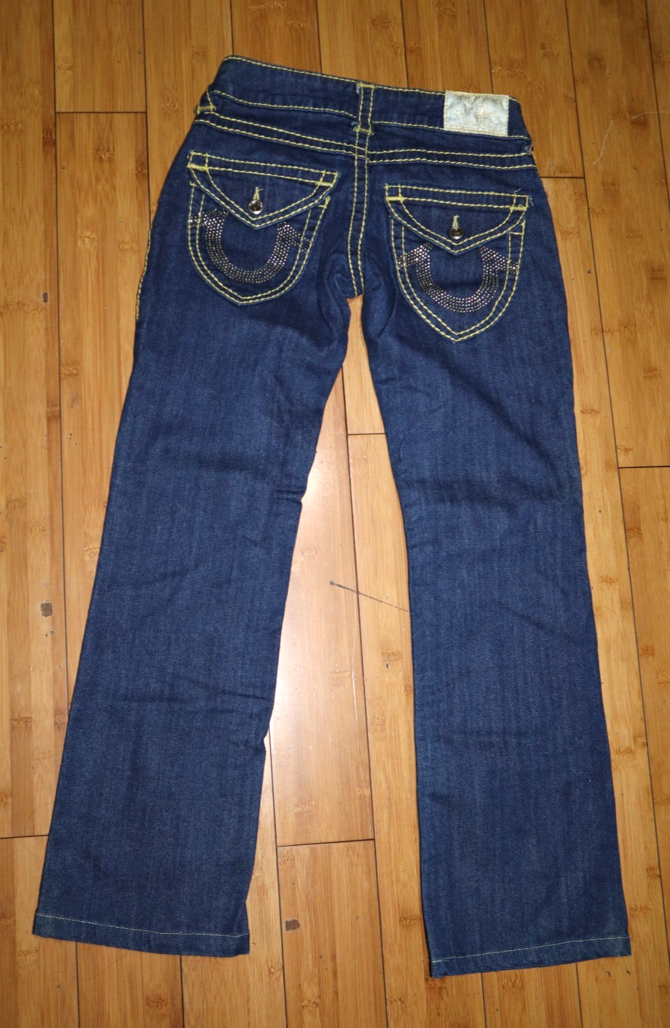 [新品] TRUE RELIGION SECTION ROW SEAT True Religion Section Row Seat Boot Cut Jeans Size 30 x 28