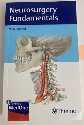 Neurosurgery Fundamentals by Nitin Agarwal 2018, Trade Paperback Textbook