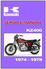 KAWASAKI Workshop Manual KZ400 Z400 1974 1975 1976 1977 & 1978 Service
