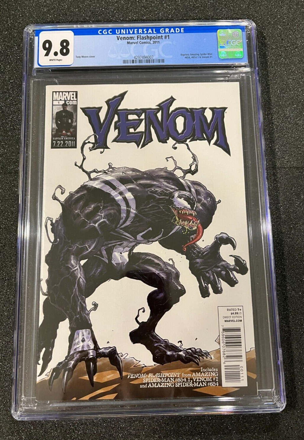 Venom Flashpoint #1, CGC 9.8 White, Low Census, HTF Key Venom Flashpoint #1, CGC 9.8 White, Low Census, HTF Key
