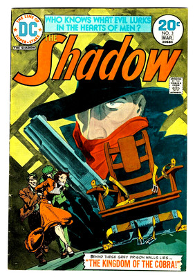 THE SHADOW #3 in FN/VF- a DC 1974 Bronze Age comic Wrightson & Kaluta art