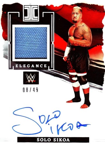 2023 Panini Impeccable WWE - Solo Sikoa #EM-SSK