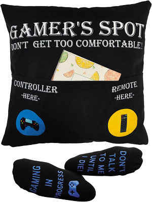 Gamer Gifts for Gamers Teenage Boy Bedroom Ideas Gaming Room Decoration 18 X18