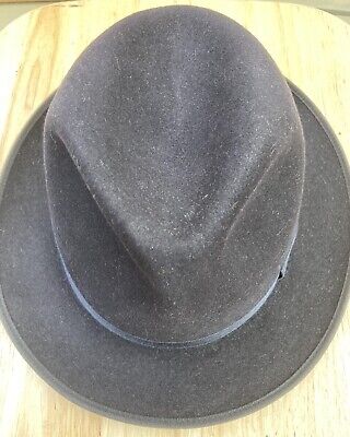 Akubra Stradbroke Fedora black hat size 57 new
