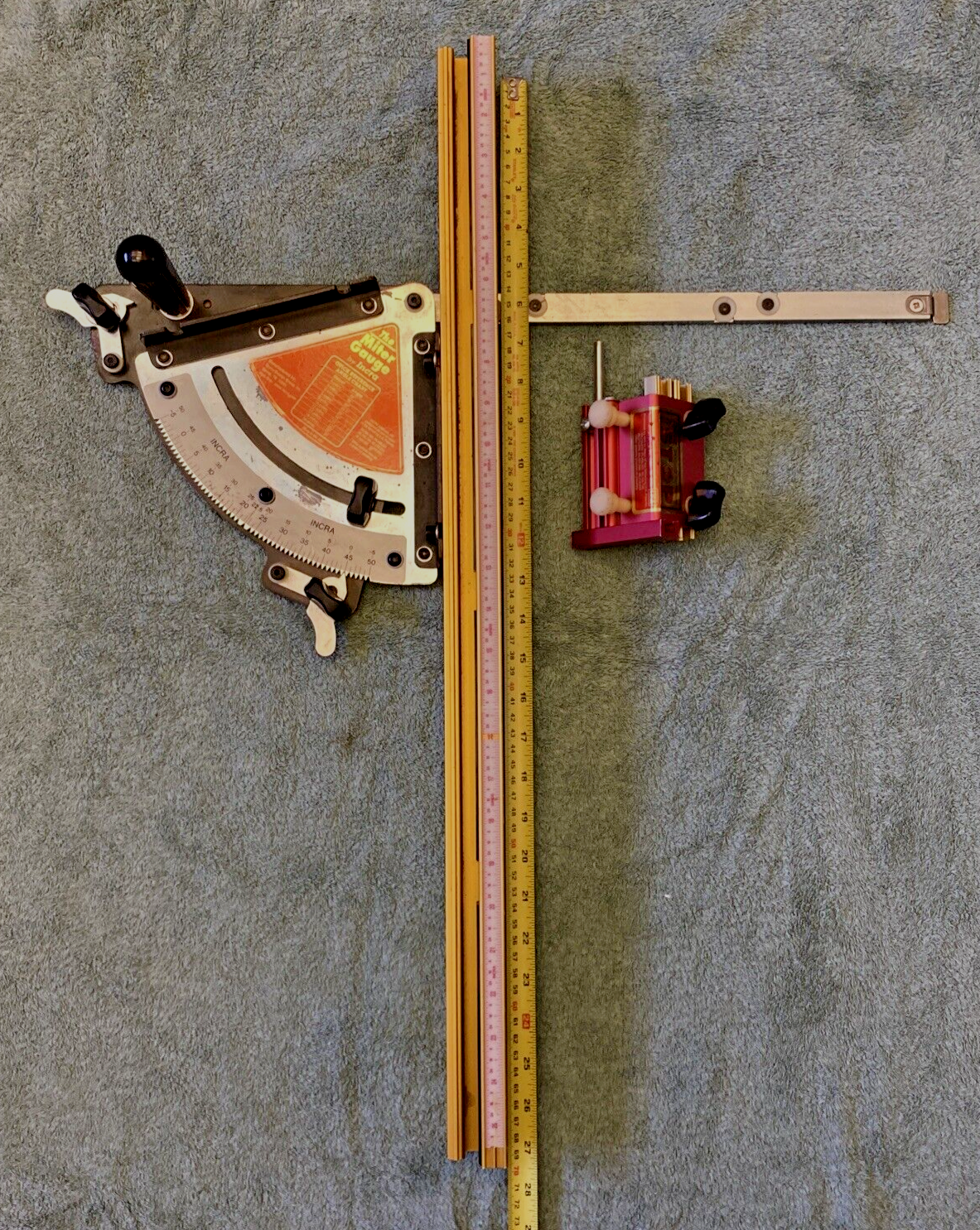 Incra Miter Gauge For Table Saw With Flip Stop Made In USA