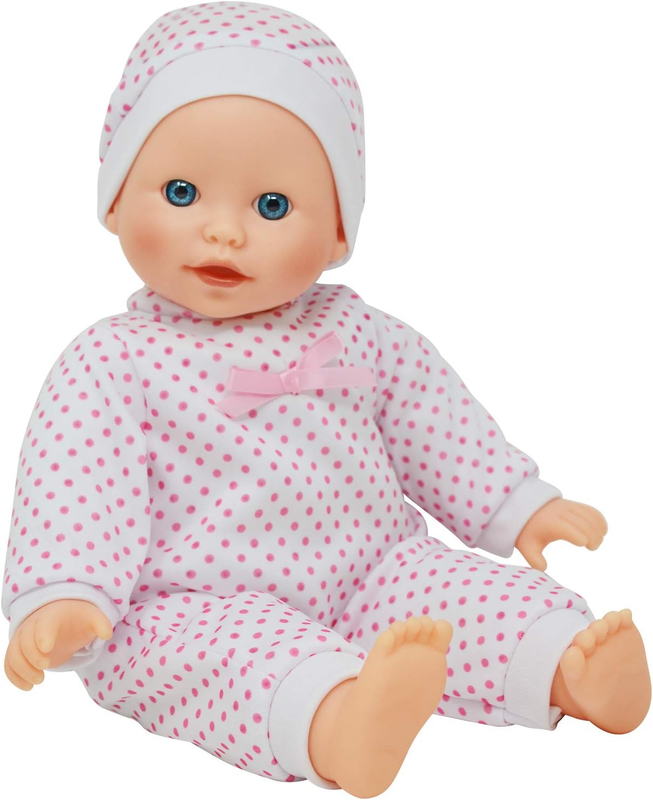 14 Inch Soft Body Caucasian Baby Doll - Newborn Dolls for Girls with Doll Pacifi