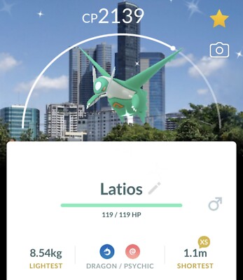 Shiny Latios & Latias with Surabaya Indonesia Background Pokémon Go