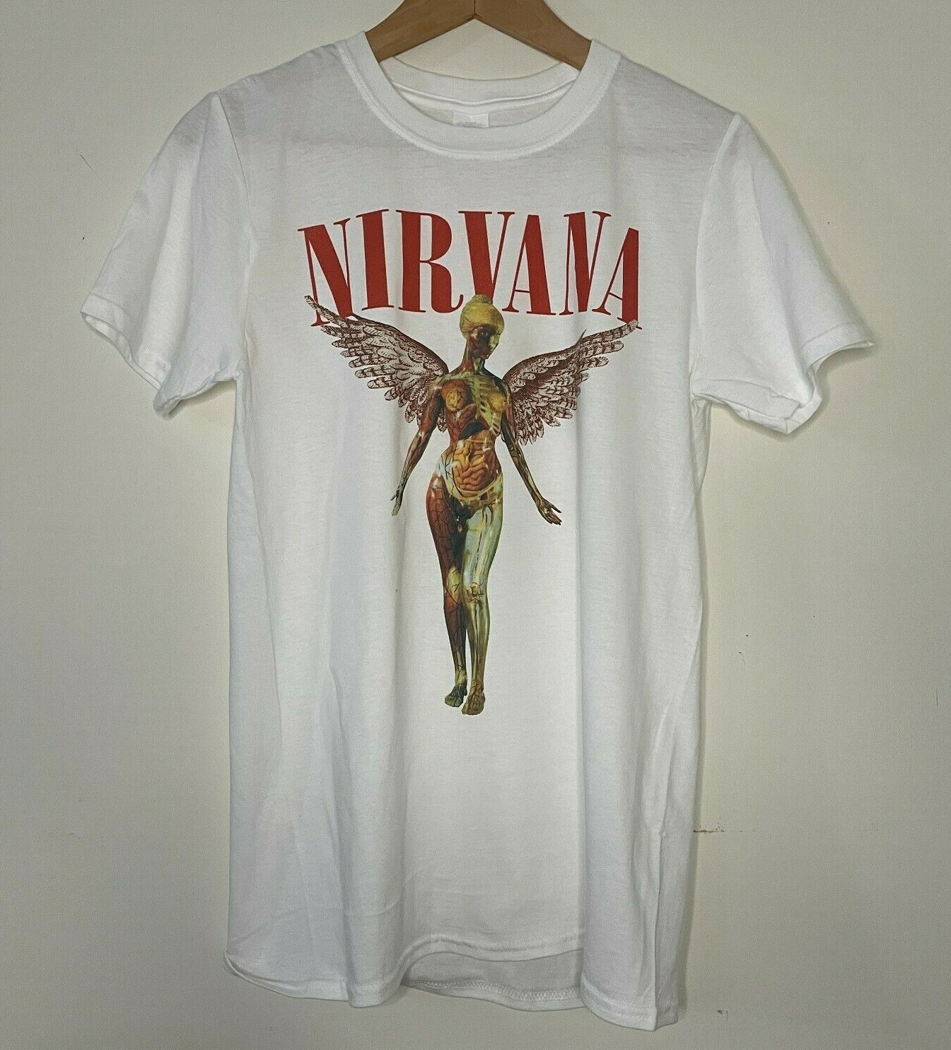 NIRVANA In Utero kurt cobain nevermind bleach 90s T-shirt XS