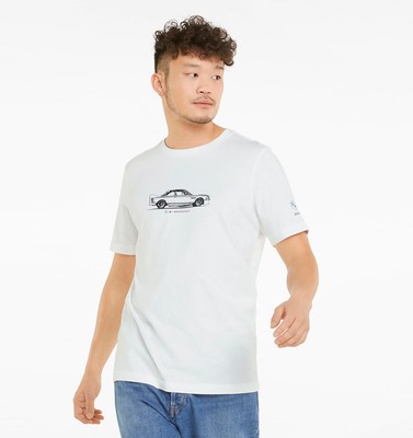 

Футболка Puma BMW M Motorsport Essential SS Lifestyle Мужская белая спортивная футболка, Белый, Puma BMW M Motorsport Essential SS Lifestyle T-Shirt