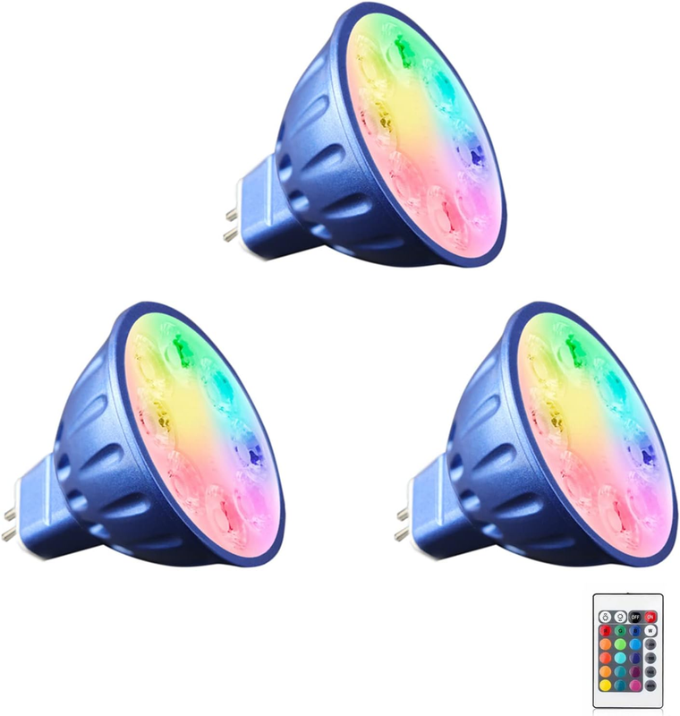 Color Changing, Gu5.3 Bi-pin 12v Low Voltage L