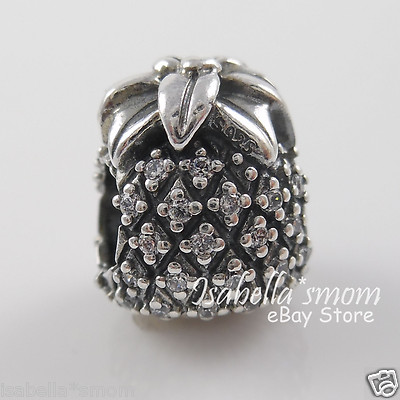 SPARKLING PINEAPPLE Genuine PANDORA Silver PINACOLADA Charm