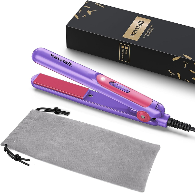 , 0.7 Inch Dual Voltage Flat Iron - Small Irons For Short