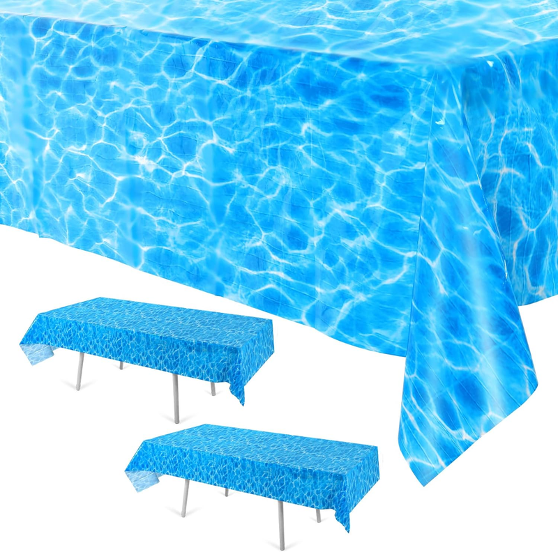 Under The Sea Plastic Tablecloth Blue T