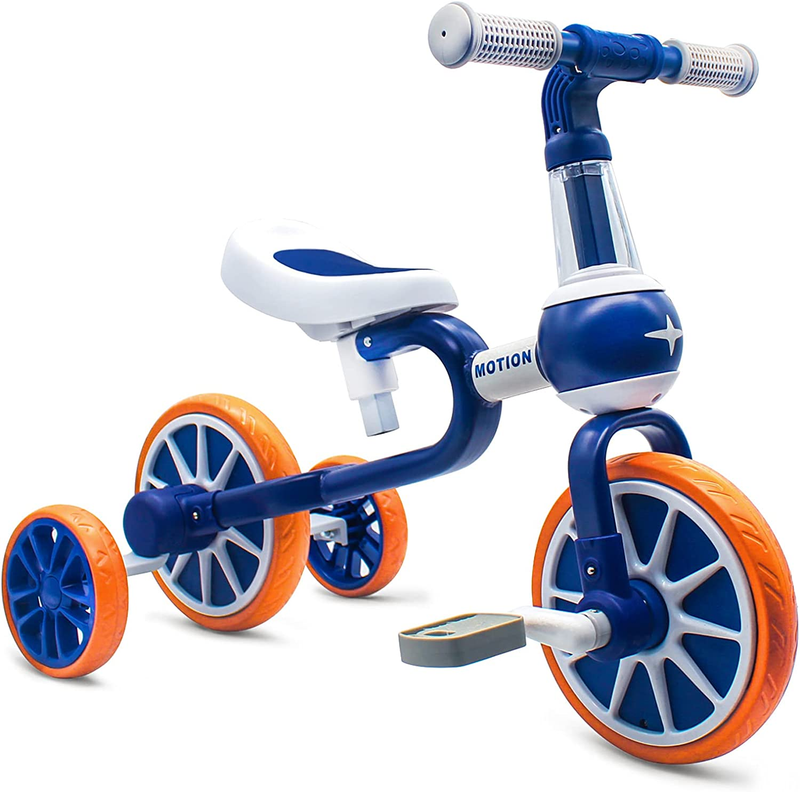 Kids Tricycles Toddler Baby Balance Bike Trikes Gift with Detachable Pedal