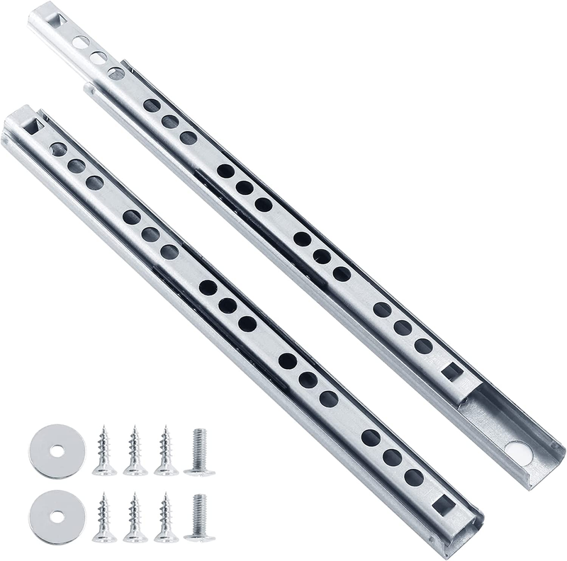 7.16" Full Extension Slide Track Rail Ball Bearing Two Way
