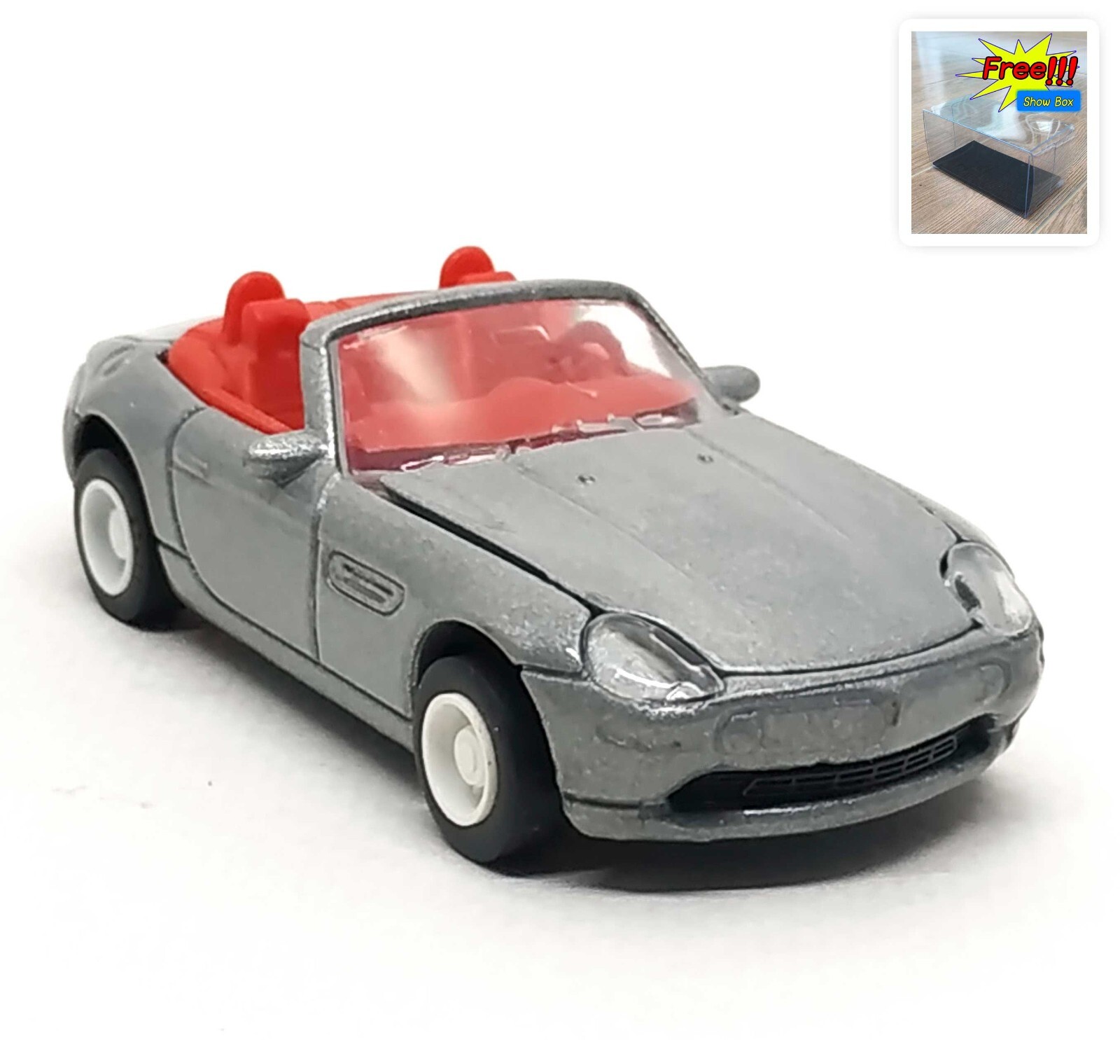 ミニカー BMW Z8 Majorette BMW Z8 Silver Red Interior / White Wheels Pull