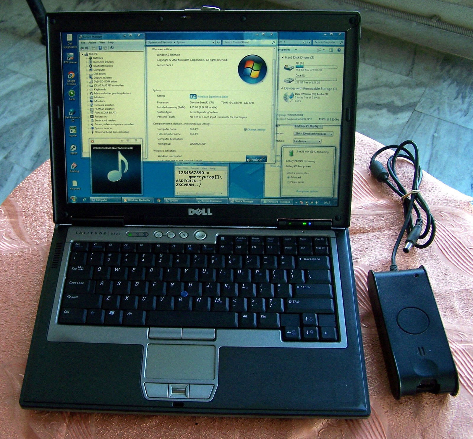 DELL Latitude ATG D620/ATG D630/D520/D530/D531/D620/D630/D630c/D820/D830/XT対応メモリ1GB khxv5rg Dell Latitude D630 14
