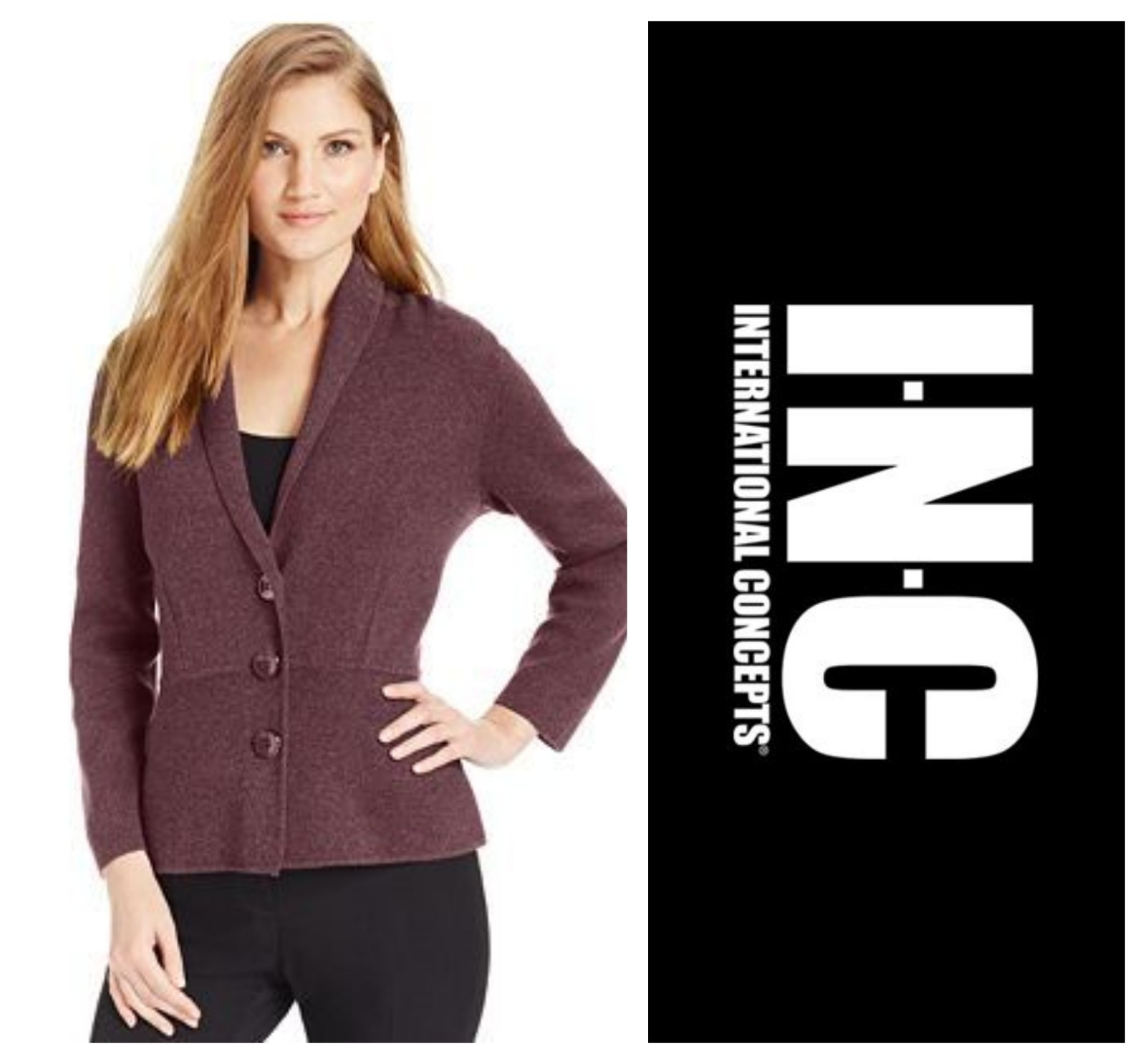 alfani knit jacket