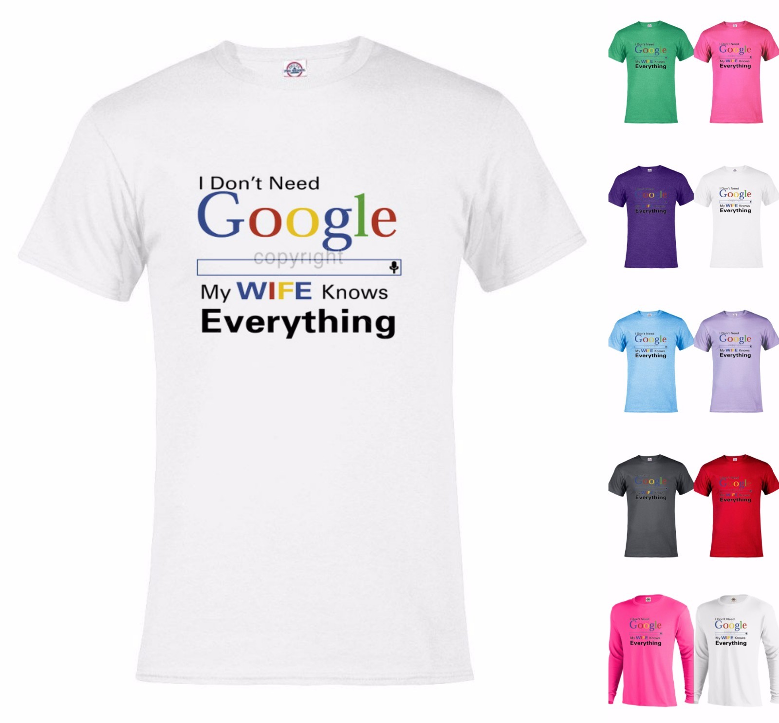 Как переводится everything. I don&#039;t need google my girlfriend knows everything.