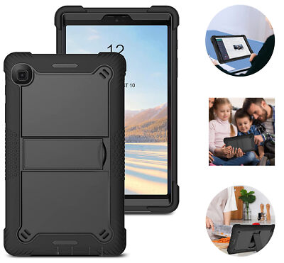 For Samsung Galaxy Tab A7 Lite 2021 Tablet Case Poetic w/Kickstand Cover Black