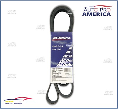 NEW OE ACDELCO PROFESSIONAL V-RIBBED SERPENTINE BELT For CHEVY FORD GMC 6K970