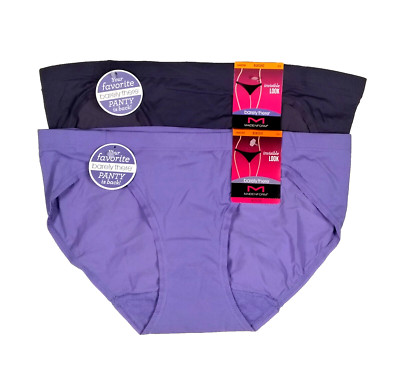 MAIDENFORM 5 Small Bikini Panty Womens Invisible Barely There 2 Pair NEW