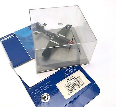 P-51 Mustang Armour 1:100 WWII Metal Diecast Military Plane