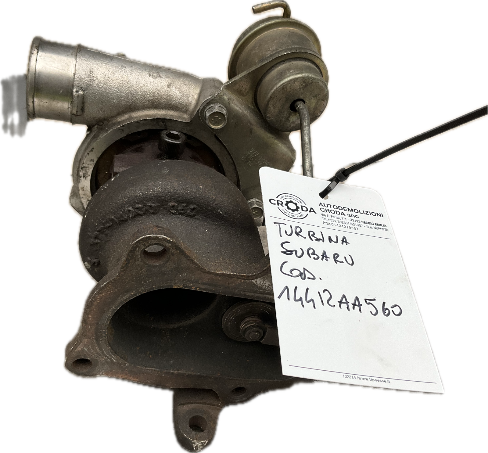 Turbo turbina per SUBARU FORESTER codice ricambio: 14412AA560 49377-04505