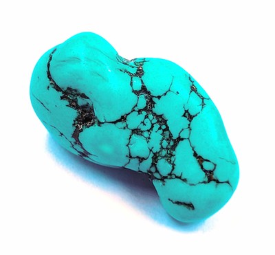 New Product 41.65Ct Arizona Rough Natural Sky-Blue Turquoise Tumble Gemstone AKO