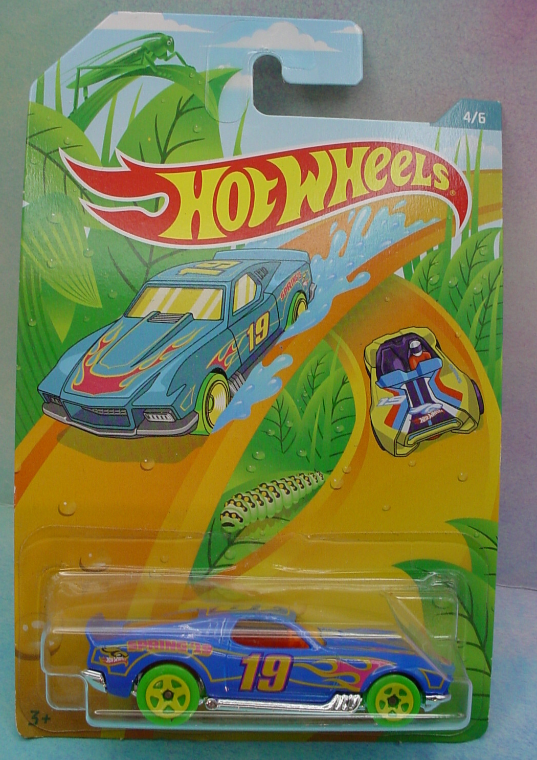 【激レア‼️バラ売り可】Hotwheels STH&TH含む19個おまけ付 2019 Hot Wheels BLVD BRUISER 4/6 ❀ blue/yellow 5sp green