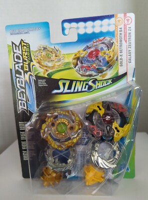 BEYBLADE BURST TURBO SLINGSHOCK LOT. Gold-X Betromoth, Galaxy Zeutron Z-4,...