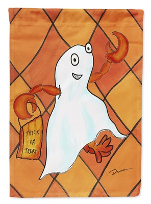 Crawfish Halloween Ghost Flag Garden Size LD6161GF