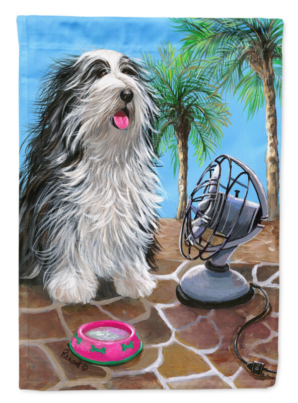 Bearded Collie Cool Summer Flag Garden Size PPP3019GF