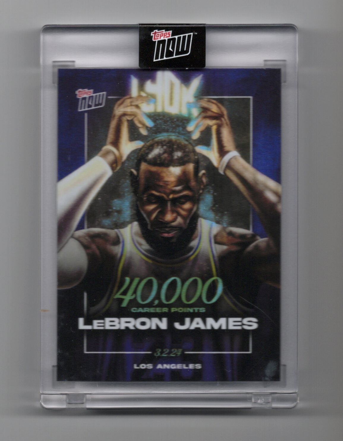 LeBron James アート作品 23番 LeBron James SHOWTIME-SIX L.A. Lakers 2022-23 Official NBA