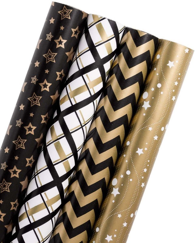 Roll - Black Gold Design For Birthday, Holiday, B