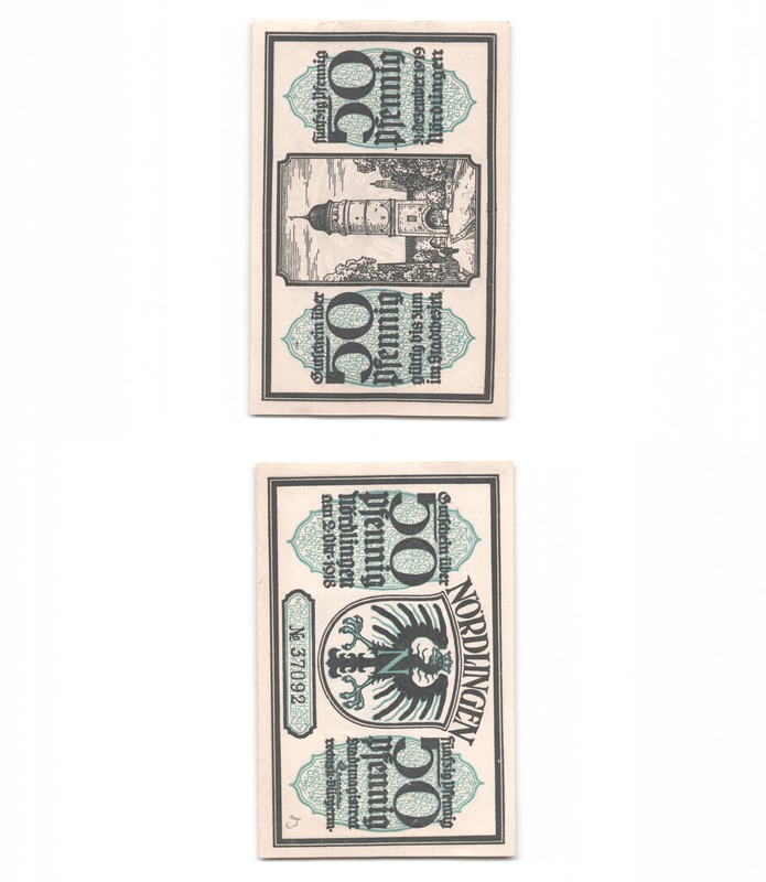 (K6153)   Nï¿½Rdlingen Notgeld, Wie Abgebildet