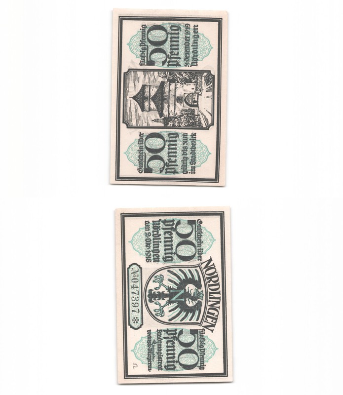 (K6152)   Nï¿½Rdlingen Notgeld, Wie Abgebildet