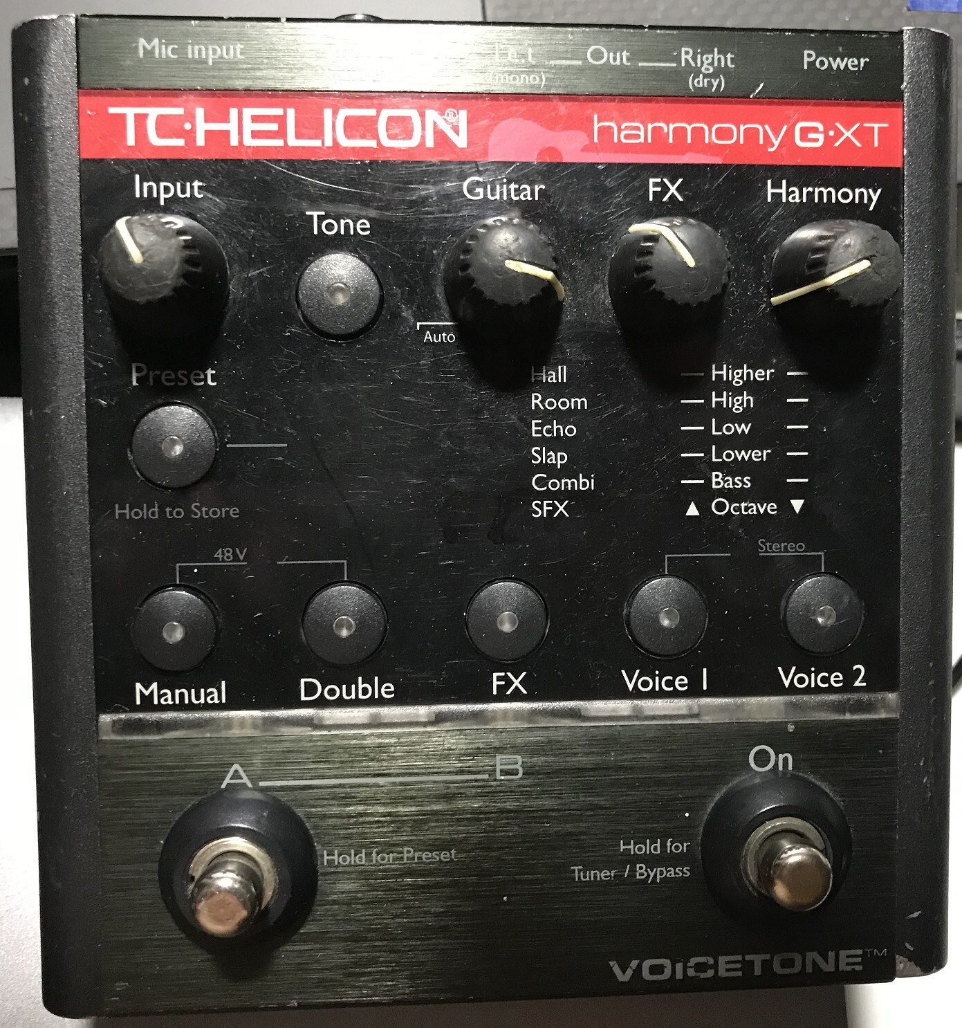 TC HELICONハーモナイザー VOICETONE HARMONY-G XT