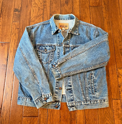 Biker style deals denim jacket
