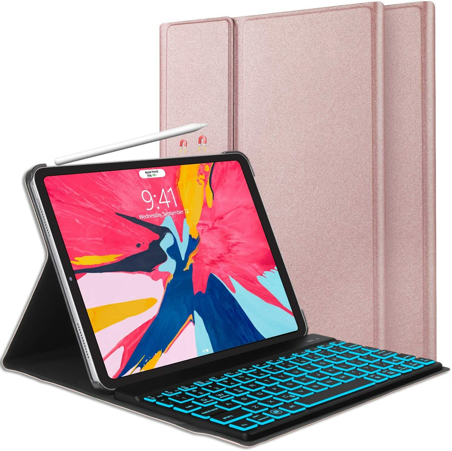 iPadケース iPad - iPad Pro11 Keyboard Folio +Apple pencil2 Amazon.com: PIMOFEE Keyboard Case for iPad Pro 11