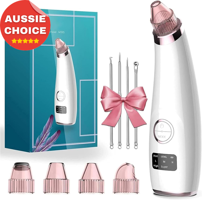 Blackhead Remover Vacuum 5 Suction Modes Rechargeable Pore Cleaner Acne Tool