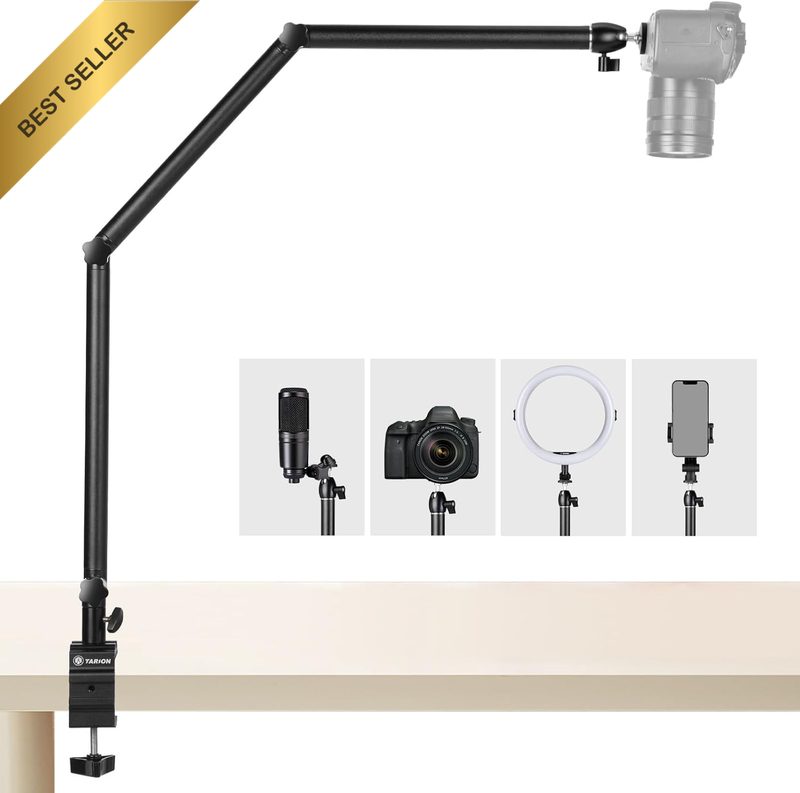 Overhead Tripod Camera Table Tripod Clamp Tripod Flexible Articulated Arm Table